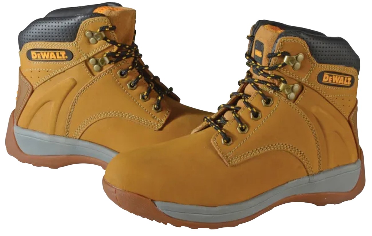DEWALT Extreme 3 Safety Work Boots Steel Toe Cap Wheat UK 10 - Image 6