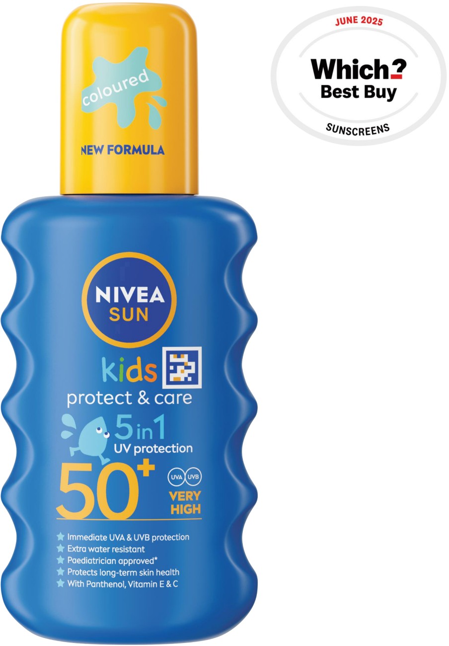 Nivea Sun Kids Coloured Cream Spray Spf50+200 Ml, 200Ml - Image 8