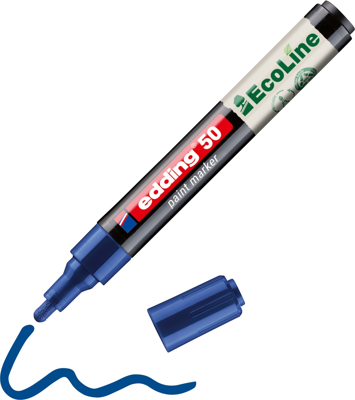 Thumbnail - edding EcoLine 50 Permanent Lackmarker Blau