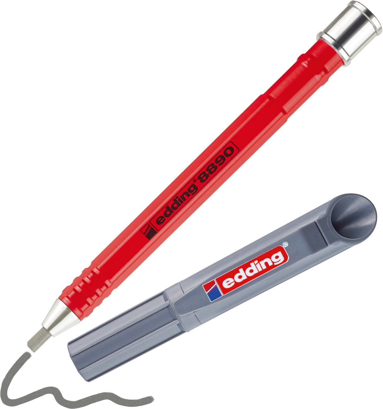 Thumbnail - edding Zimmermannsbleistift Grau 8890