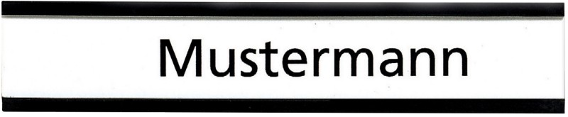 FRANKEN Magnetisches Etikett Magnetisch 75 mm (L) X 15 mm (H) Braun C126