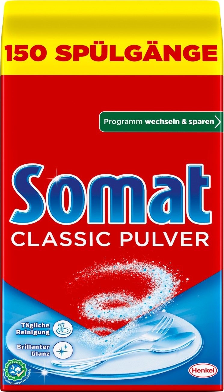 Thumbnail - Somat Classic Spülmaschinenpulver XXL 150 Waschgänge 2,4 kg