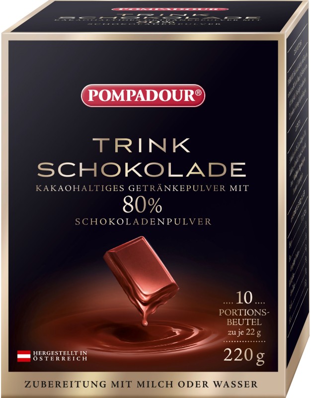 POMPADOUR Trinkschokolade 220 g 1264492