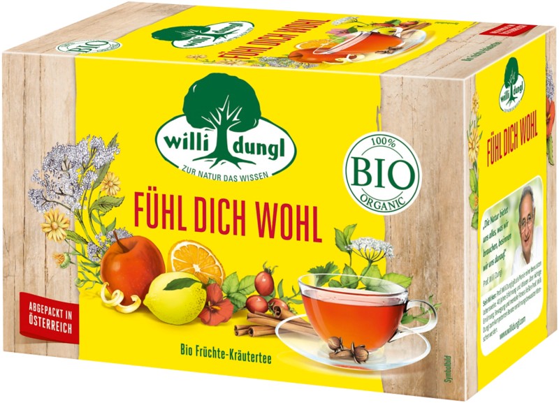 Willi Dungl Fühl dich wohl Teebeutel 20 Stück à 2,75 g