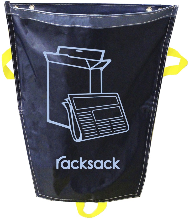 Racksack Waste Segregation Sack Blue Pl (Polyester)