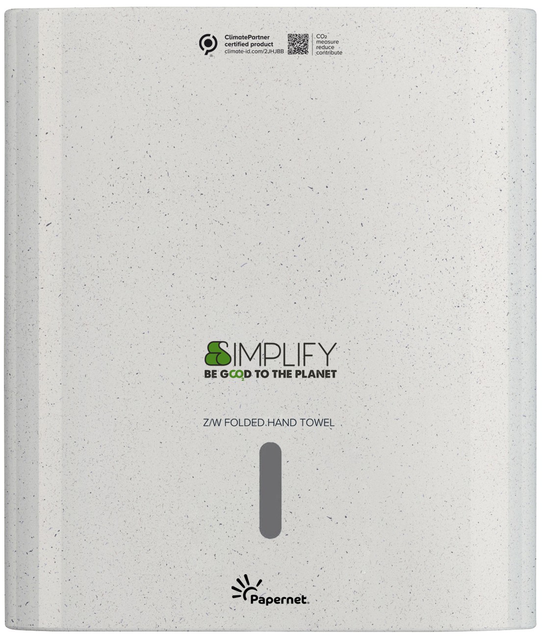 Papernet Simplify Z/W-Faltung Papierhandtuchspender 421336 Weißes Holz