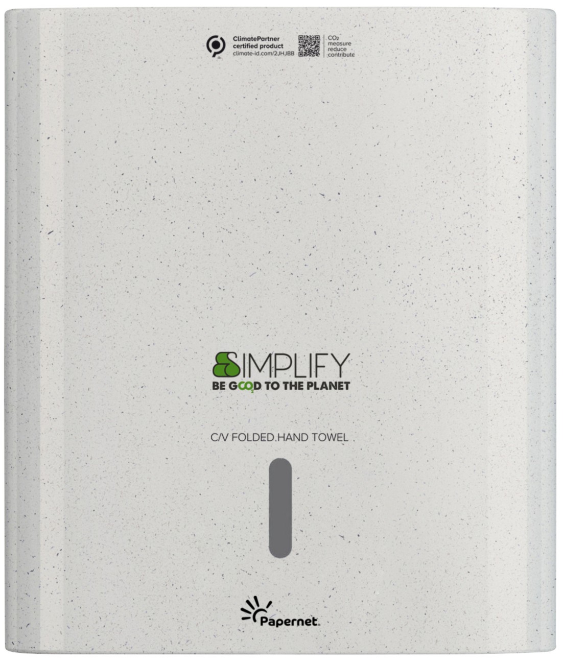 Papernet Simplify C/V-Faltung Papierhandtuchspender 421337 Weißes Holz