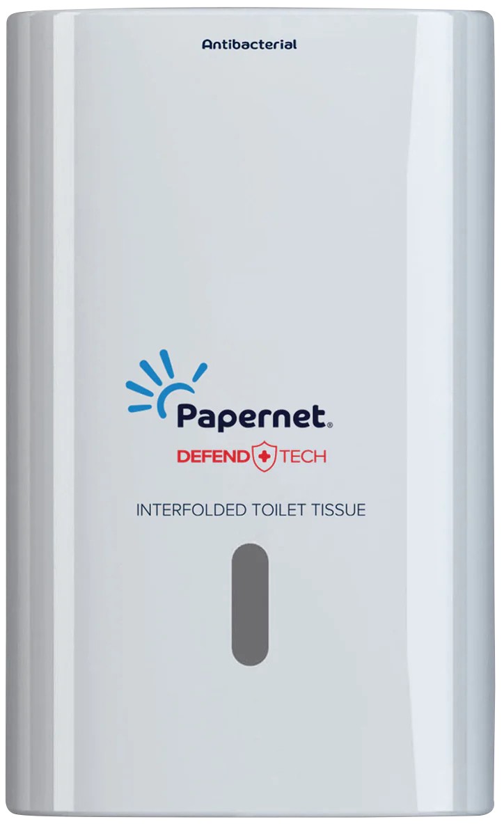 Papernet Defend Tech Interfolded Toilettenpapierspender 416147 Weiß