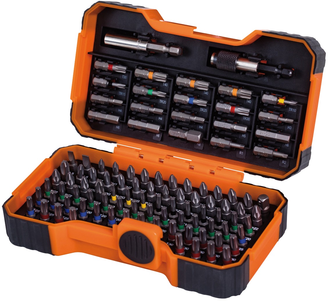 Bahco Screwdriver Bit Set 59/S100bc Set Of 100