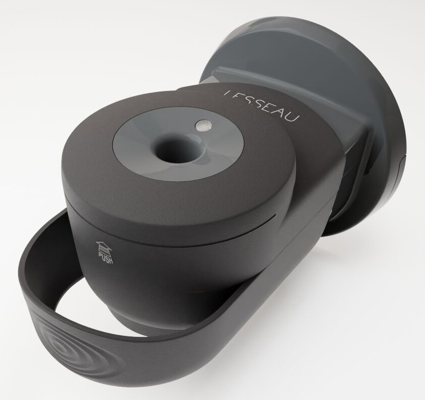 LESSEAU Handseifenspender Schwarz Manuell