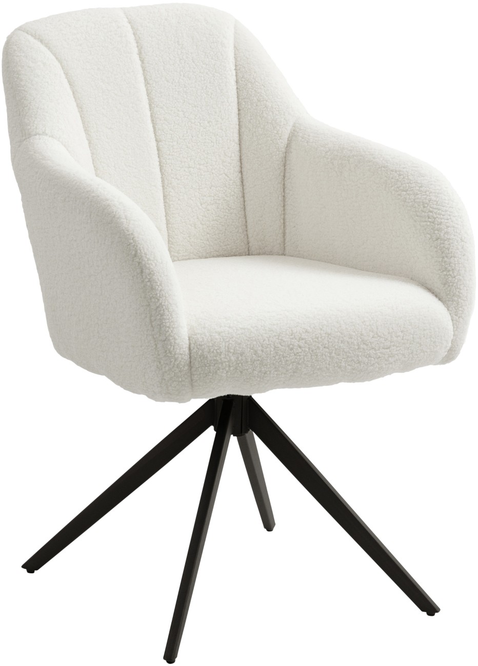 Homcom Accent Armchair White 120 Kg 83B-423V70wt 630 X 560 X 860 Mm