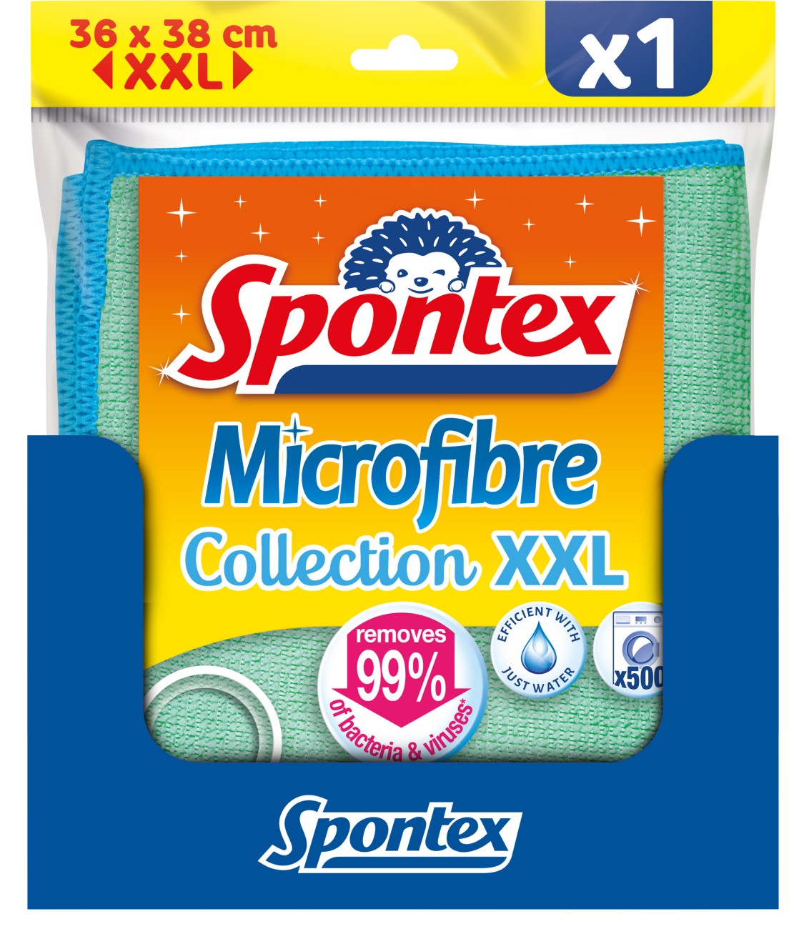 Spontex XXL Reinigungstuch 20,5 x 1 x 25 cm Grün