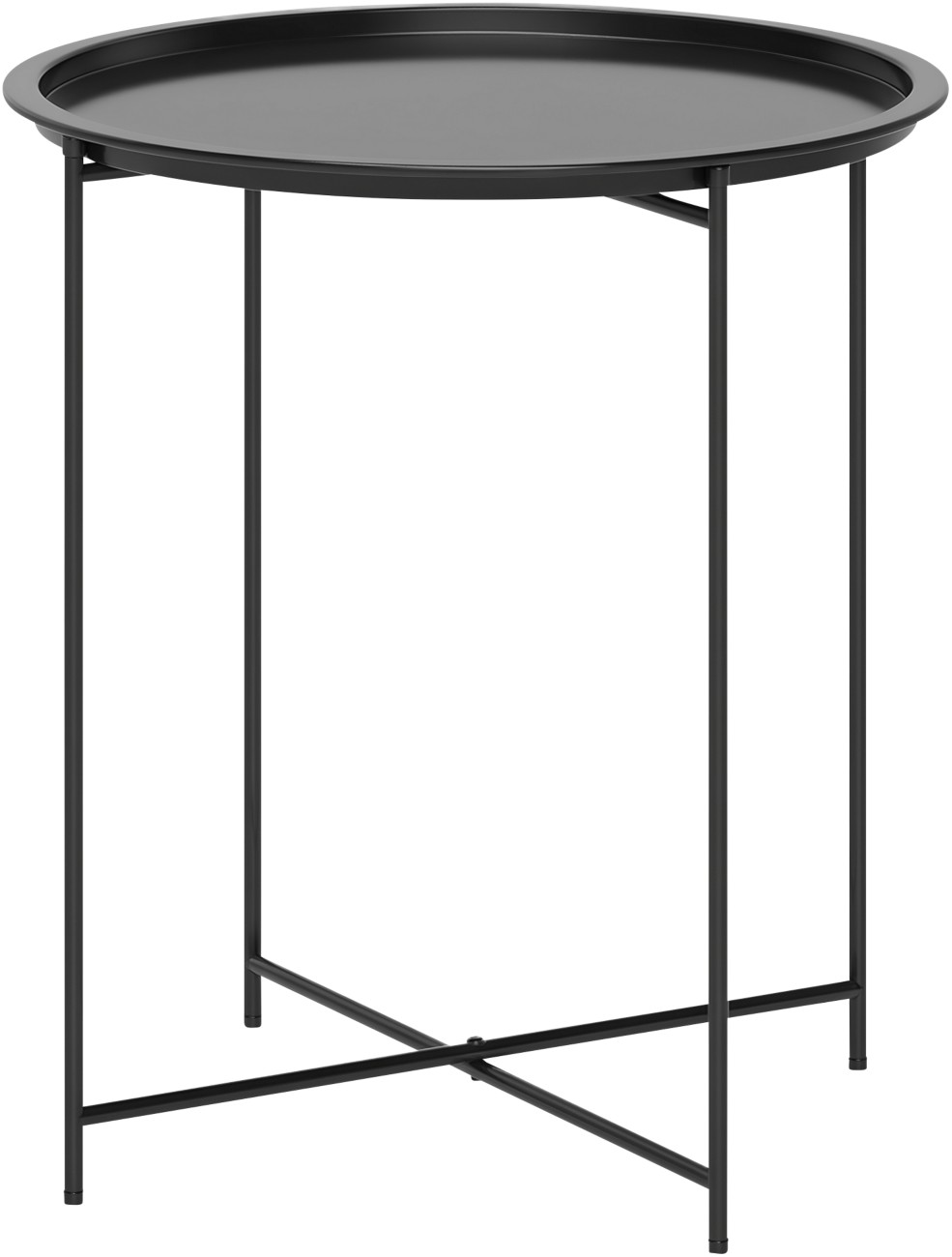 Outsunny Coffee Table Round Steel 460 X 460 X 500 Mm