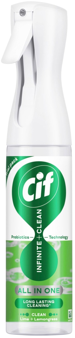 Cif Infinite Clean Lime & Lemongrass Cleaning Spray 250 Ml
