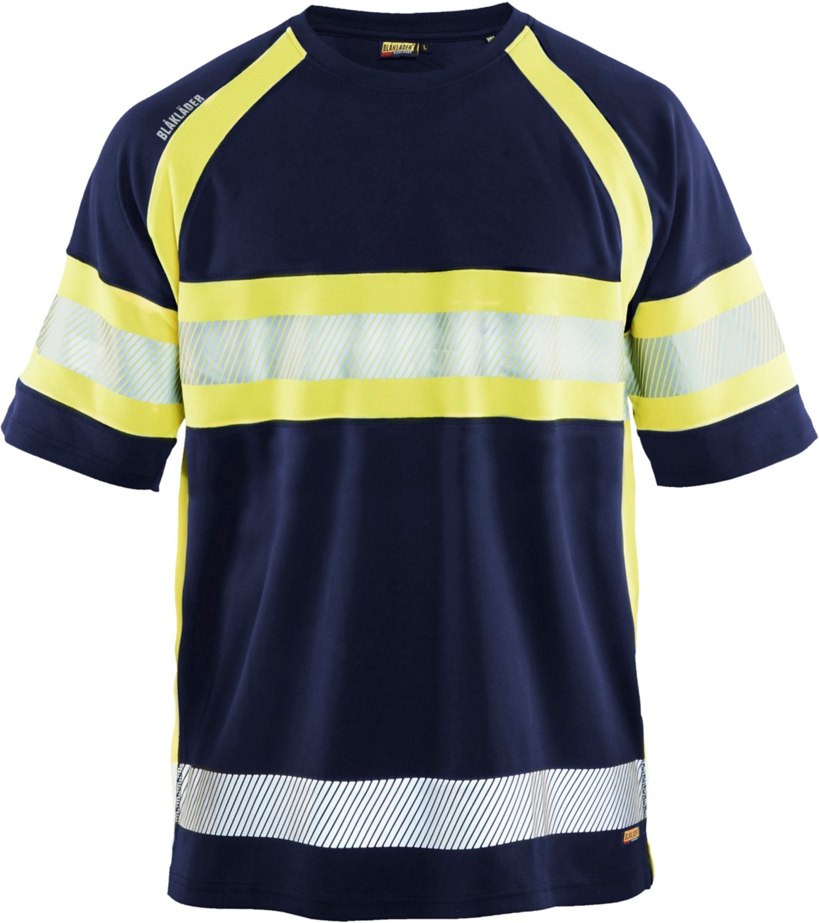 Blåkläder T-Shirt 33371051 Pl (Polyester) Black, Yellow Size M