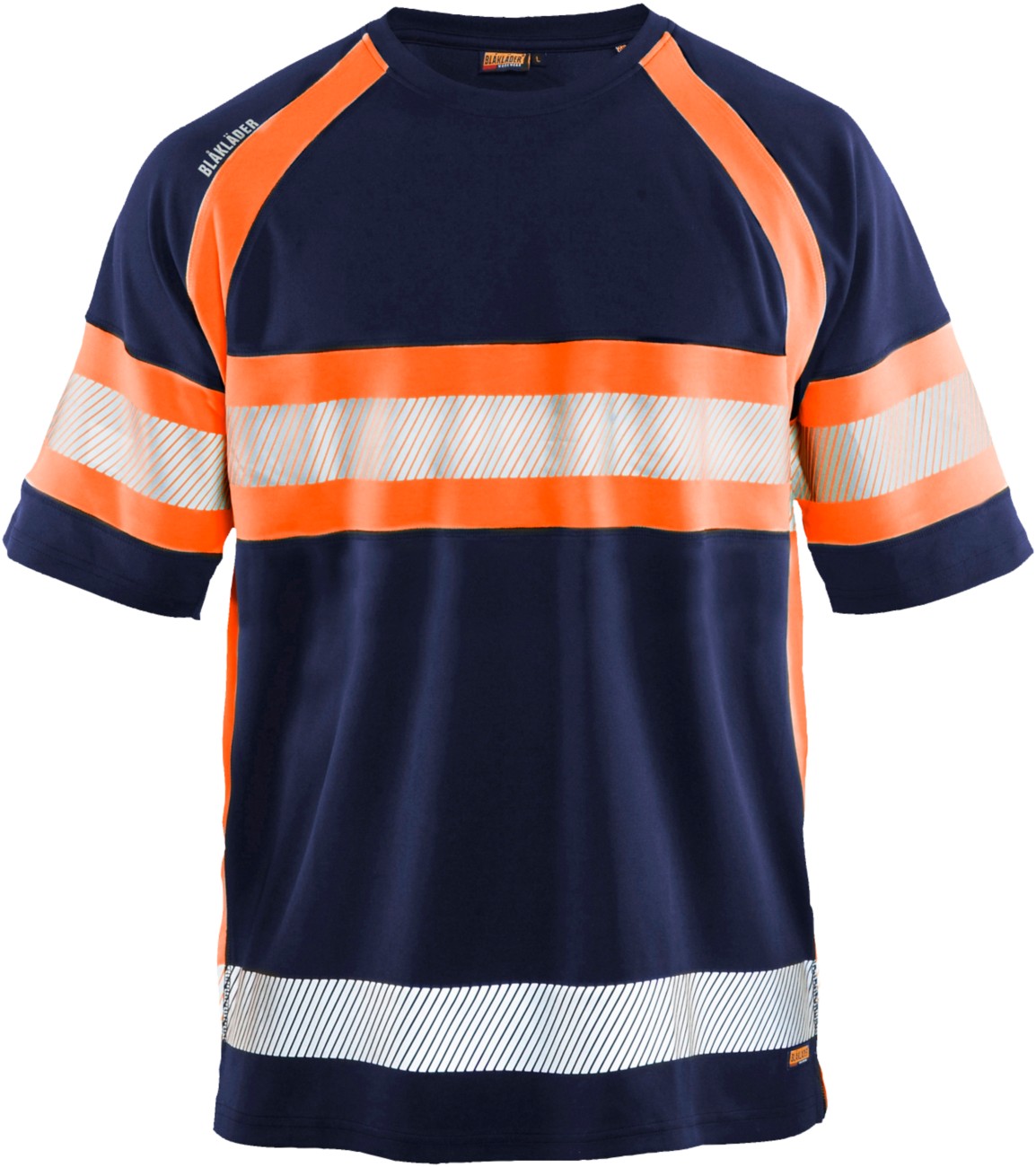 Blåkläder T-Shirt 33371051 Pl (Polyester) Navy Blue, Orange Size 4XL