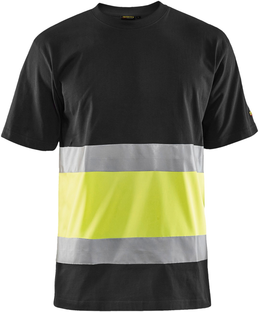 Blåkläder Black/Yellow T-Shirt 33871030 Cotton Medium