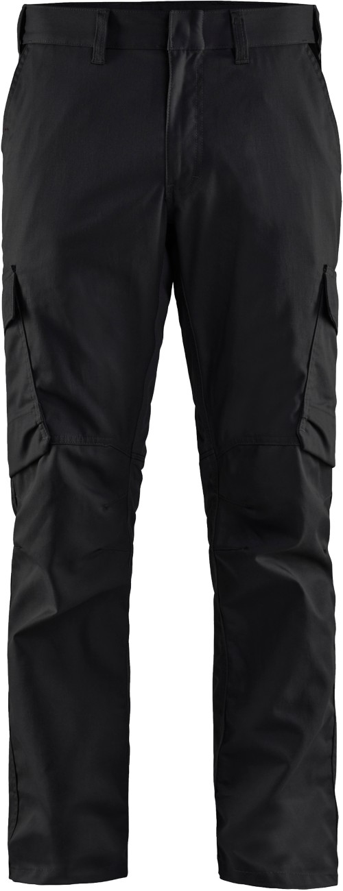 Blåkläder Trousers 14441832 Cotton, Elastolefin, Pl (Polyester) Black, Yellow Size 48R - Image 2
