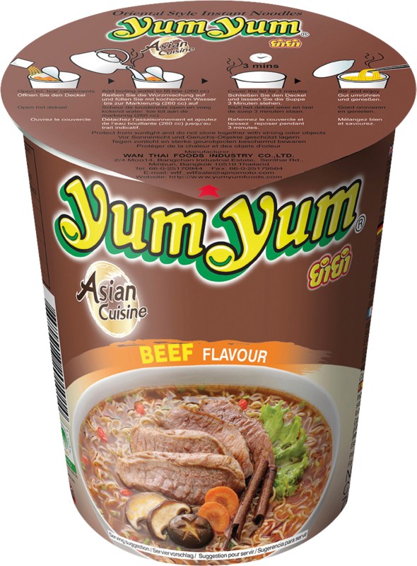 YumYum Asian Cuisine Instantsuppe Rind