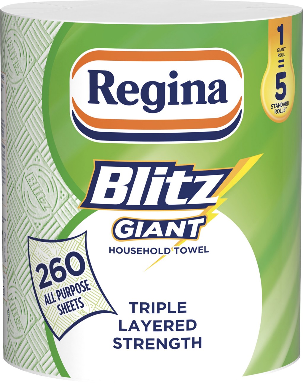 Regina Blitz Giant Kitchen Roll 3 Ply 421396 260 Sheets