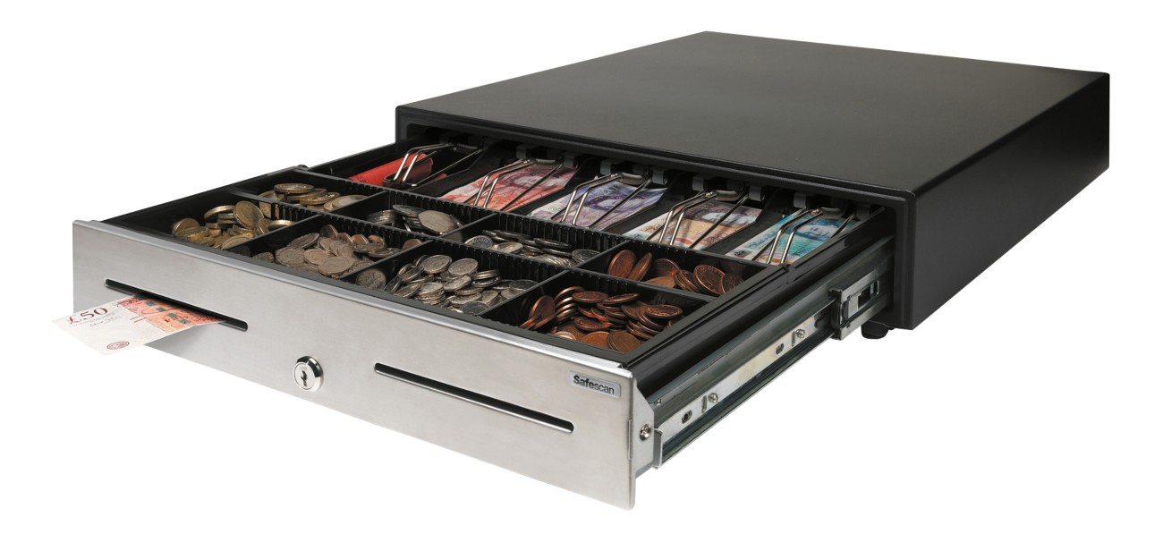 Safescan Cash Drawer Hd-4646S Black, Silver