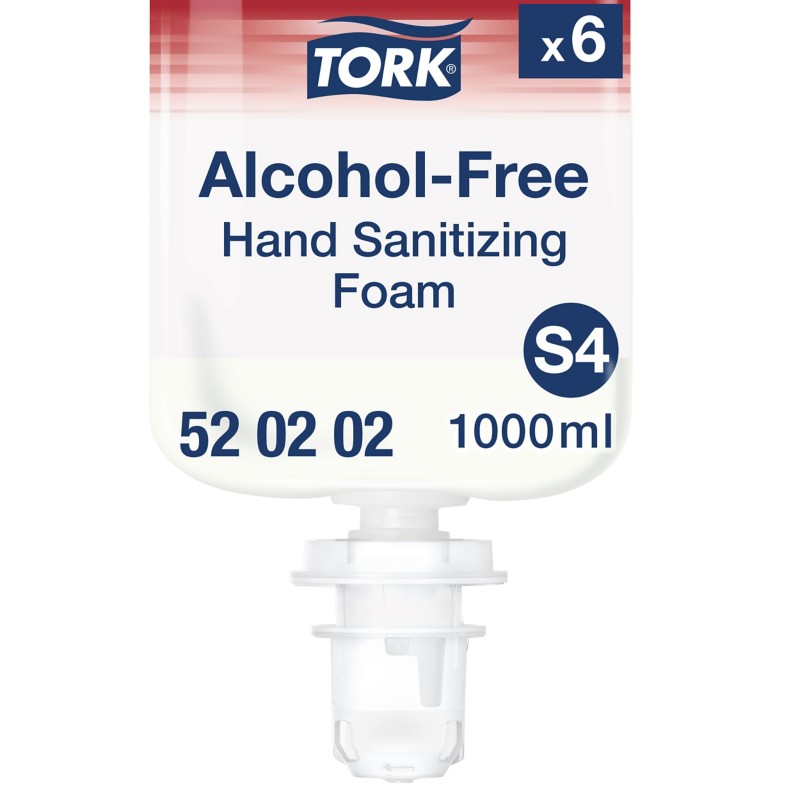 Tork Handdesinfektionsmittel Schaum Transparent 520202 6 Stück à 1 L