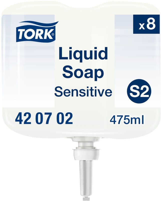 Tork Handseife Flüssig Unparfümiert Weiß S2 475 ml 8 Stück