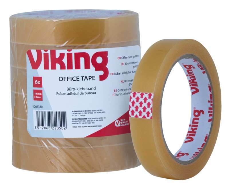 Viking Klebeband Universal Transparent 18 mm (B) x 66 m (L) PP (Polypropylen) 6 Rollen