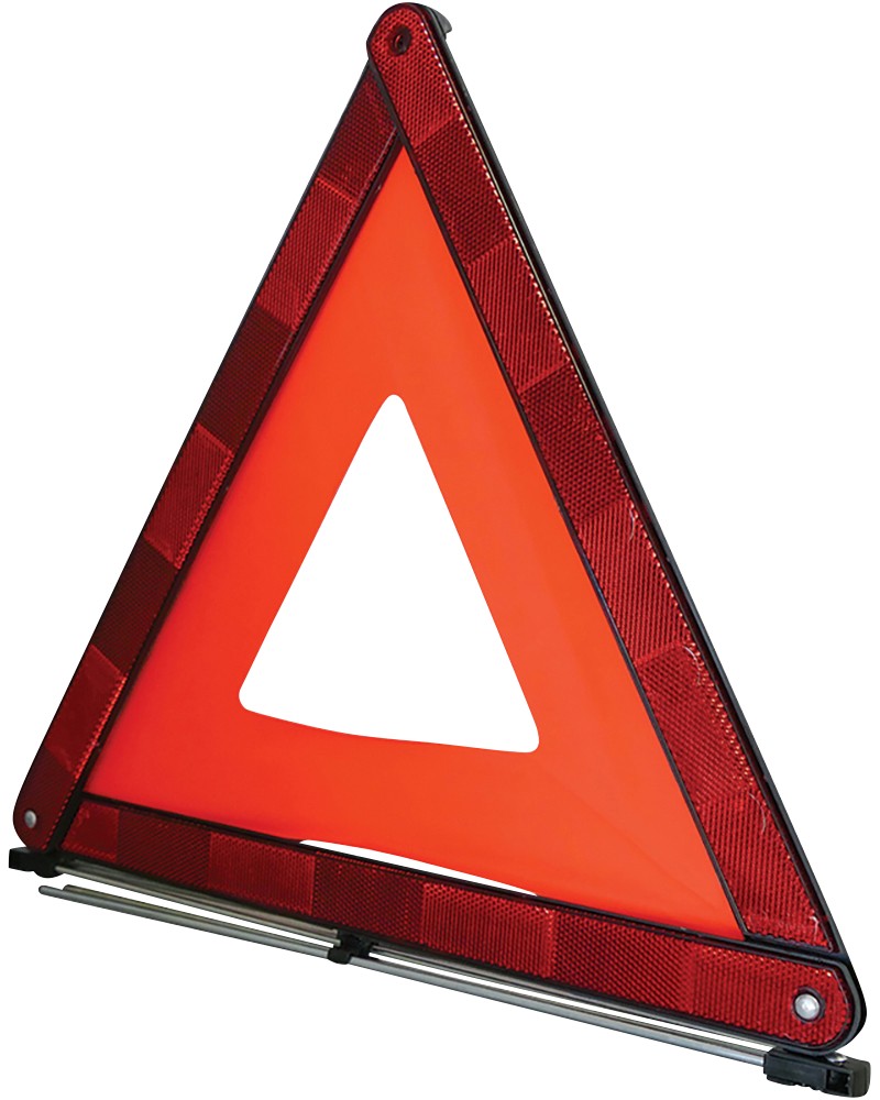 Foldable Red Warning Triangle with Storage Case Roadside Breakdown Safety Aid - Image 5