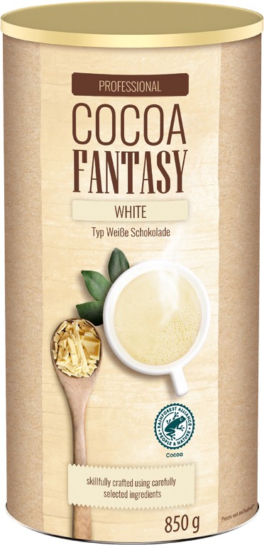 COCOA FANTASY Kakao Weiße Schokolade 850 g