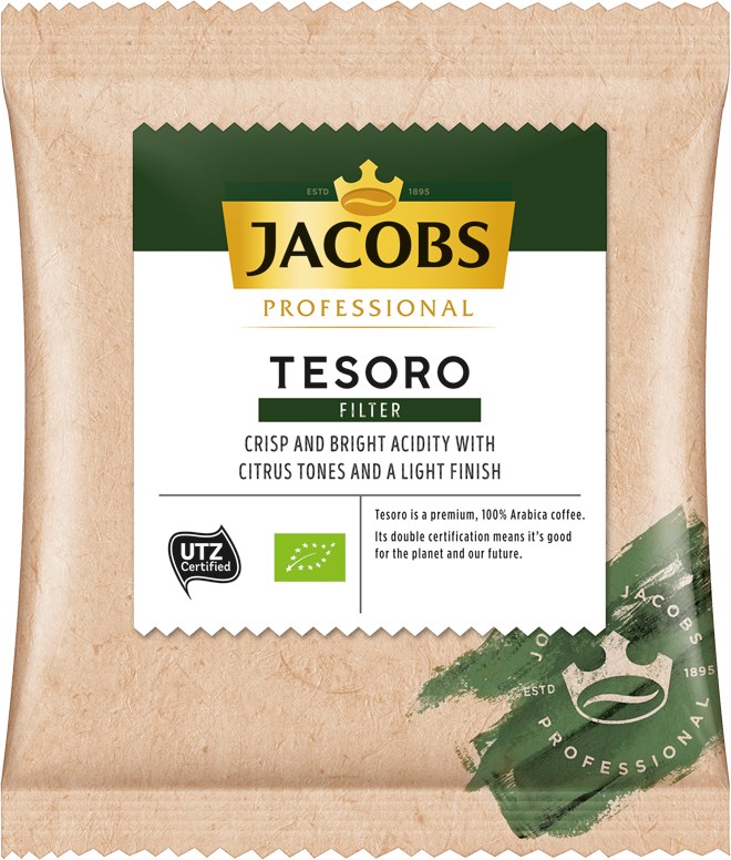 Jacobs Tesoro Filterkaffee Braun 72 Stück à 70 g