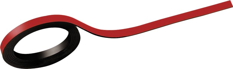 Maul Magnetstreifen 0,5 cm x 1 m Rot 6520125 2 Stück