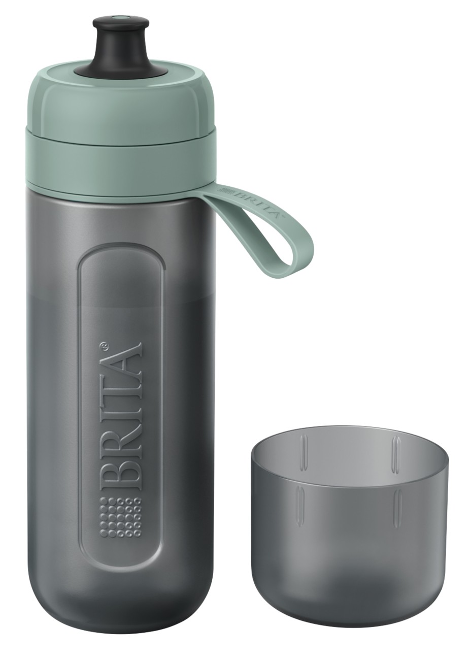 Brita Sports Water Filter Bottle Active Dark Green 600 Ml