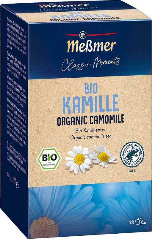 Thumbnail - Meßmer Classic Moments BIO Kräutertee Teebeutel Kamille 18 Stück à 1.5 g