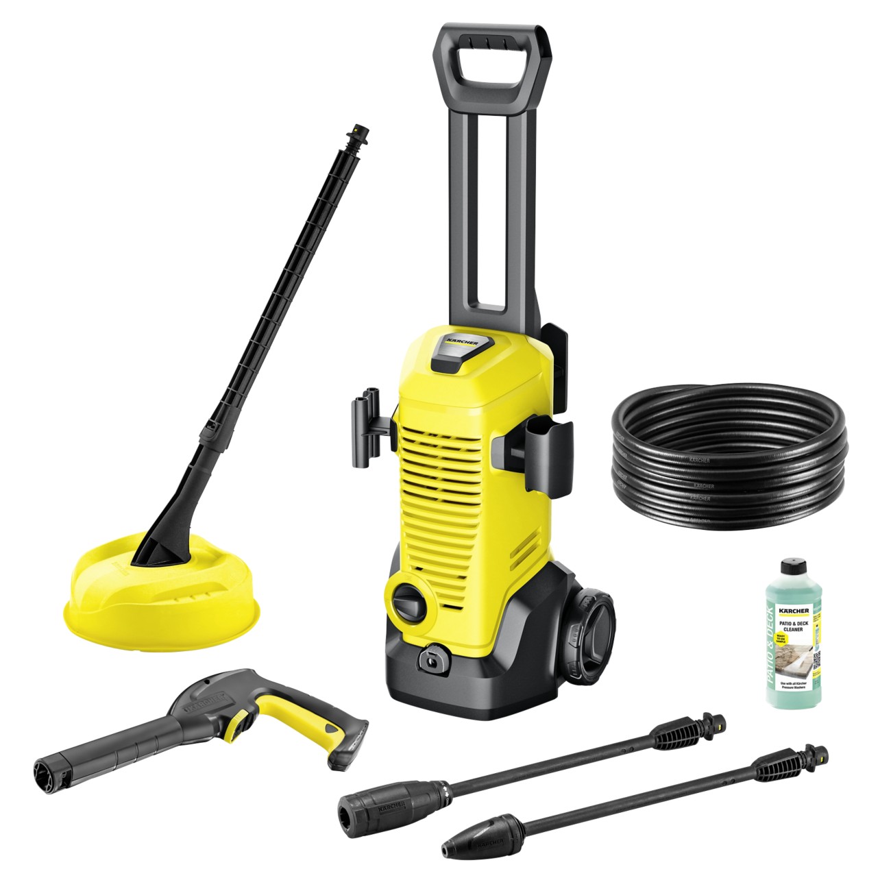 Karcher K 3 Home Pressure Washer 120 Bar with Patio Cleaner Bundle 1.676-355.0 - Image 6