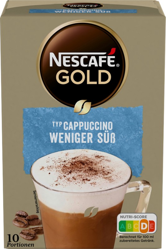 Nescafé Löslicher Kaffee Cappuccino 10 Stück à 12.5 g