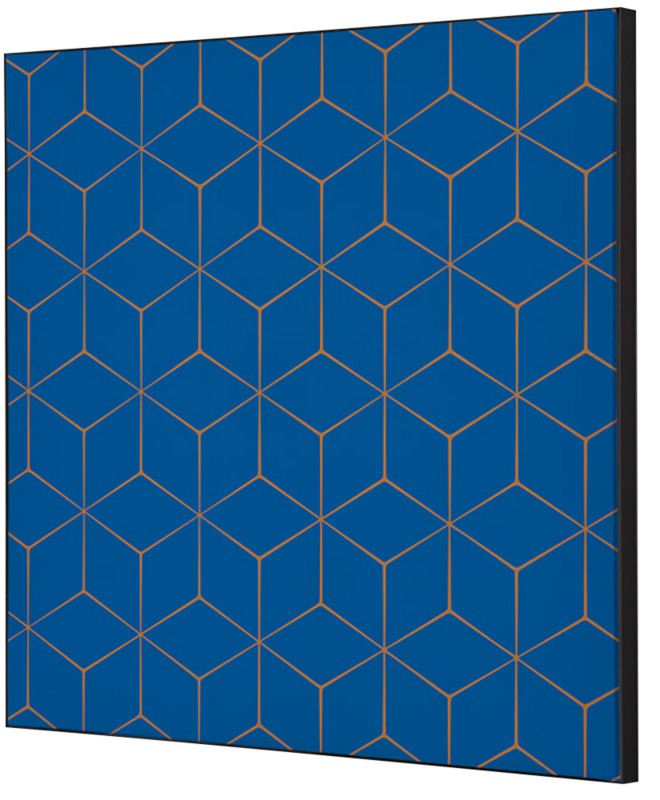 Thumbnail - SHOWDOWN Textile Wanddekoration Hexagon Mehrfarbig Aluminium