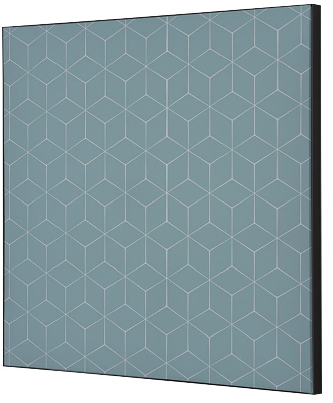 Thumbnail - SHOWDOWN Textile Wanddekoration Hexagon Mehrfarbig Aluminium