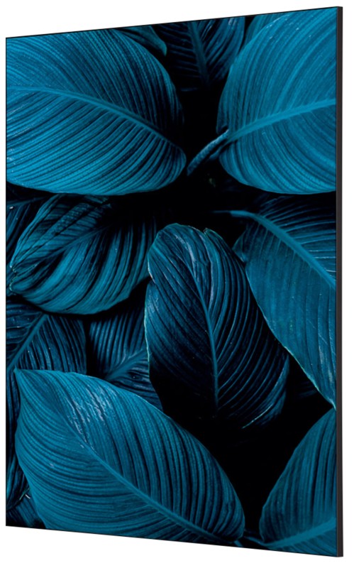Thumbnail - SHOWDOWN Textile Wanddekoration Botanische Blätter Mehrfarbig Aluminium