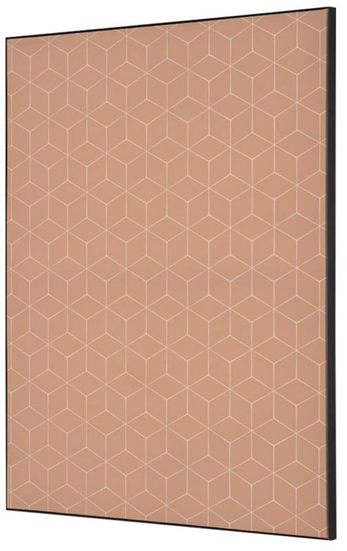 SHOWDOWN Textile Wanddekoration Hexagon Mehrfarbig Aluminium