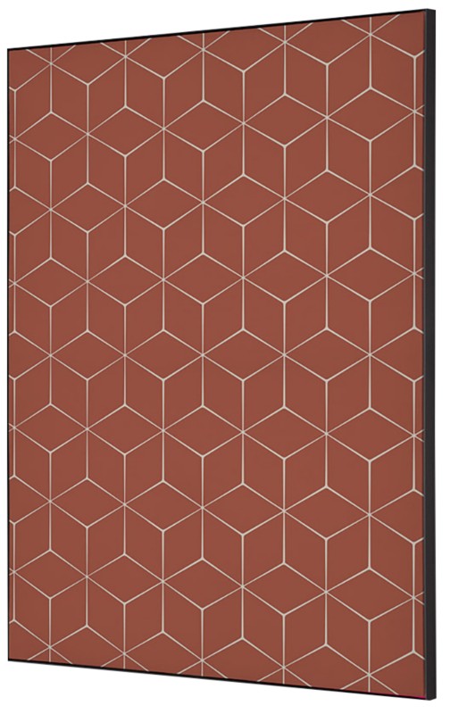 Thumbnail - SHOWDOWN Textile Wanddekoration Hexagon Mehrfarbig Aluminium