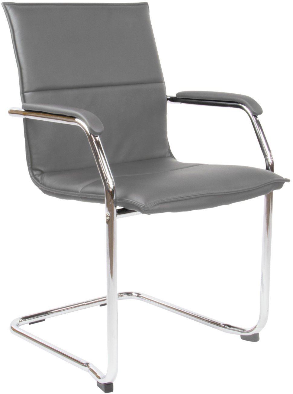 Dams International Essen Meeting Chair Fixed Armrest Grey 555 X 605 X 885 Mm