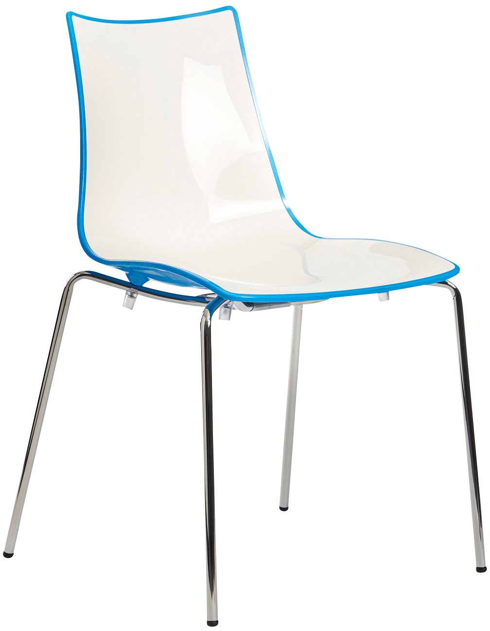 Dams International Gecko Dining Chair Blue 550 X 520 X 830 Mm