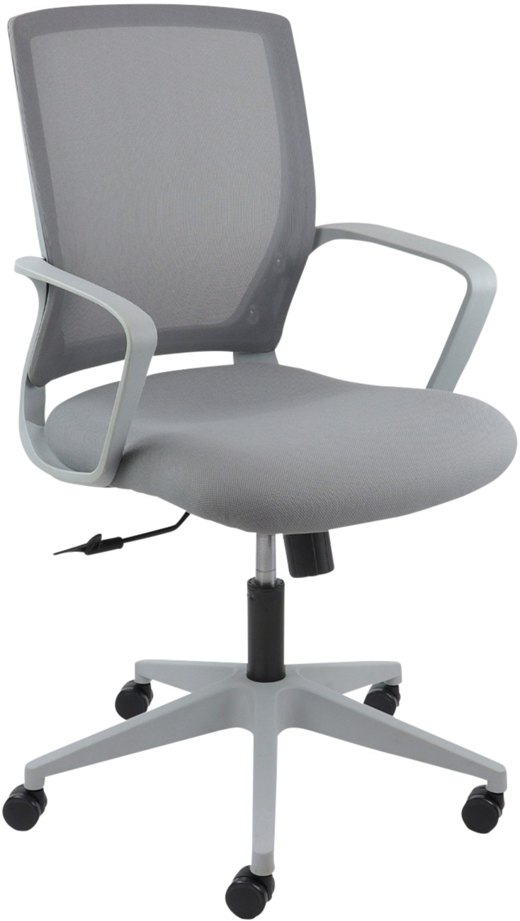 Dams International Jonas Operator Chair Fixed Armrest Grey 580 X 550 X 1,070 Mm