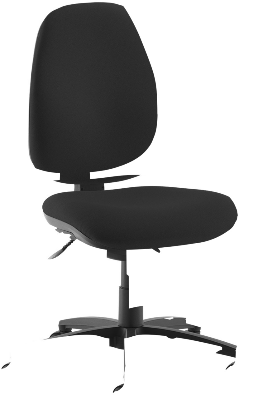 Dams International Jota Xl Operator Chair Black 680 X 650 X 1,140 Mm