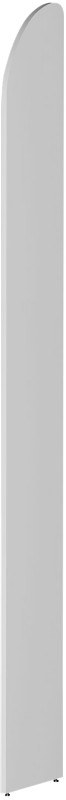 Kerkmann Abschlusswange Weiß 19 x 325 x 2.600 mm