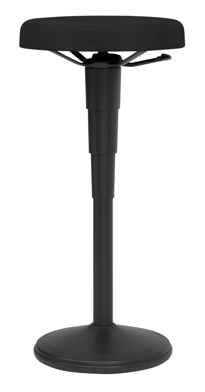 Hammerbacher Hocker VSST2 Schwarz 410 x 550-810 mm