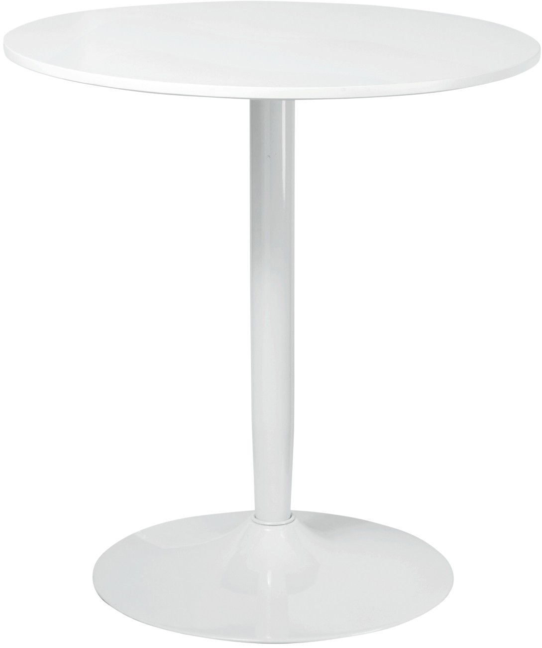 B&Q -  Round Dining Table W/ Steel BaseNon-Slip Pad For Living Room White - Image 11