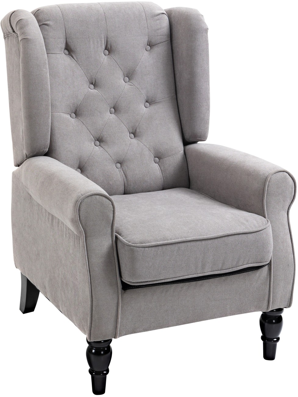 Homcom Sofa Chair Fixed Armrest Grey 160 Kg 833-695V71gy 860 X 740 X 1,020 Mm