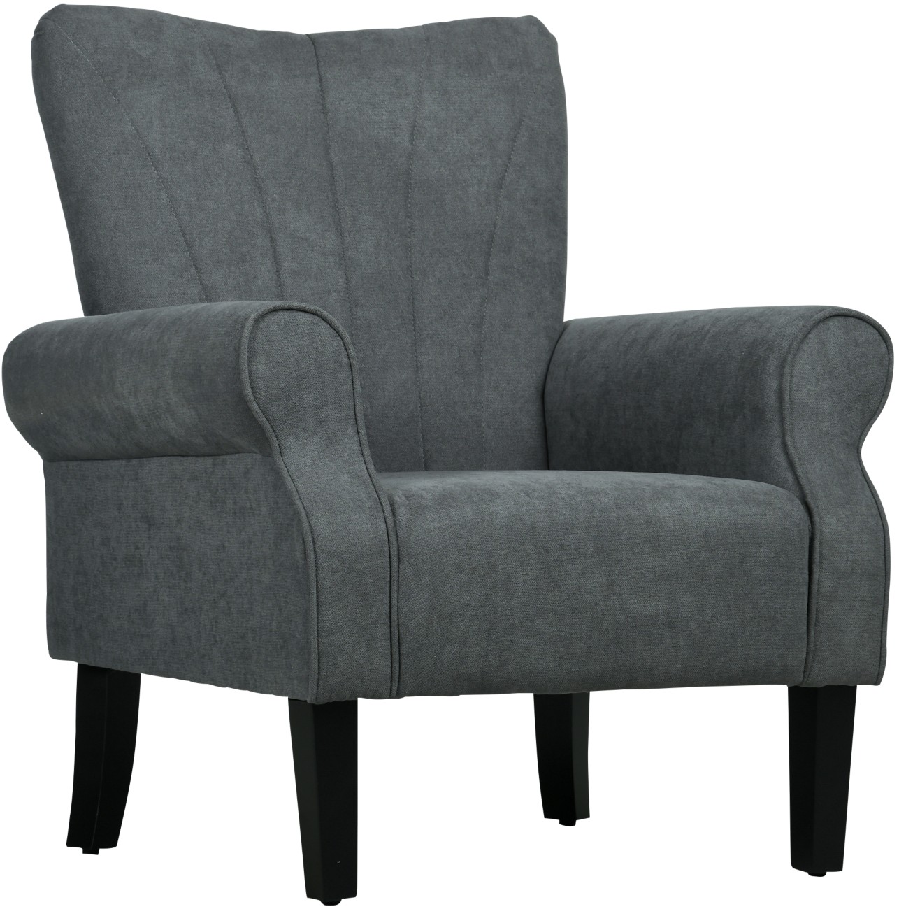 Homcom Armchair Fixed Armrest Grey 150 Kg 839-877V70cg 730 X 800 X 940 Mm